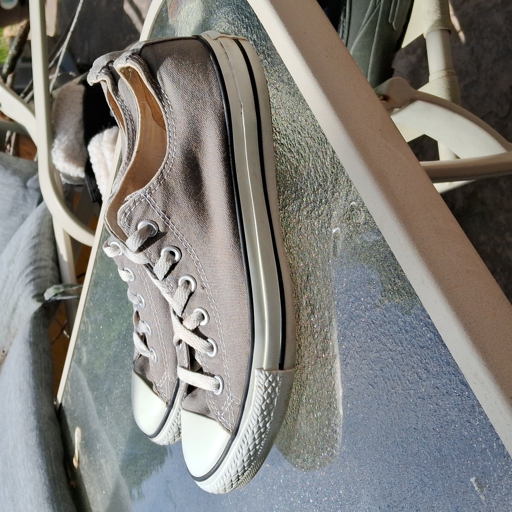 Converse Gray Low-Top Sneakers